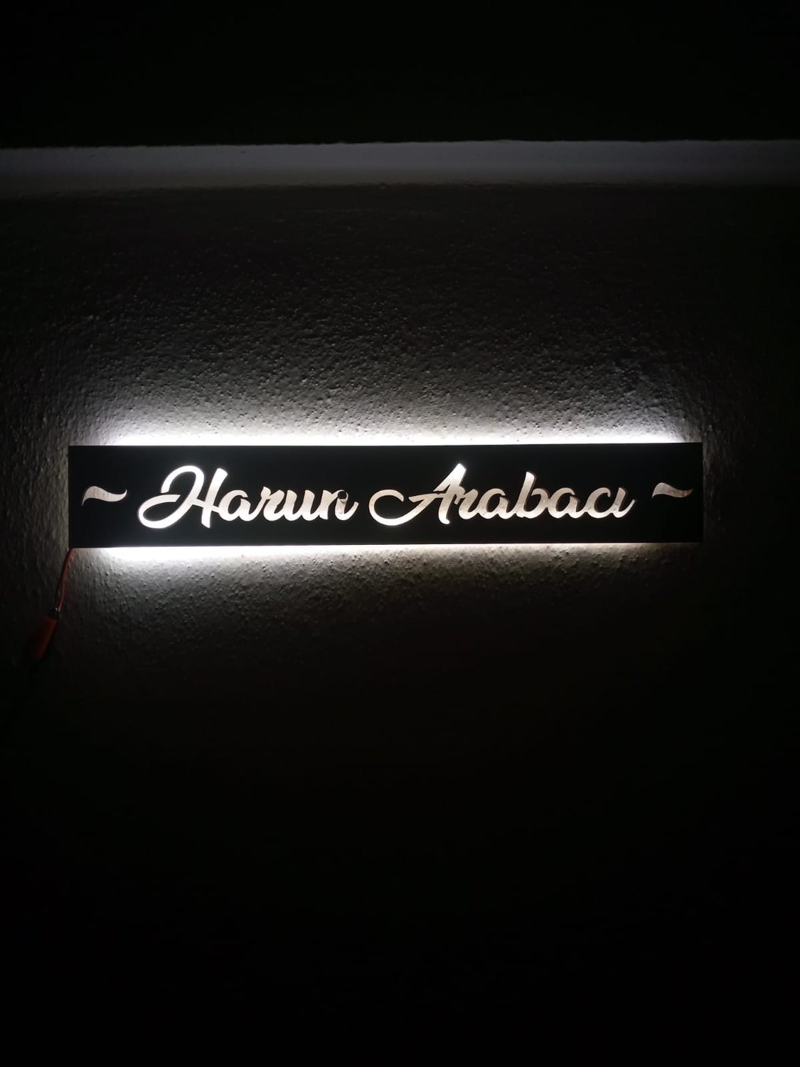 Kişiye Özel LED Tabela - HARUN ARABACI
