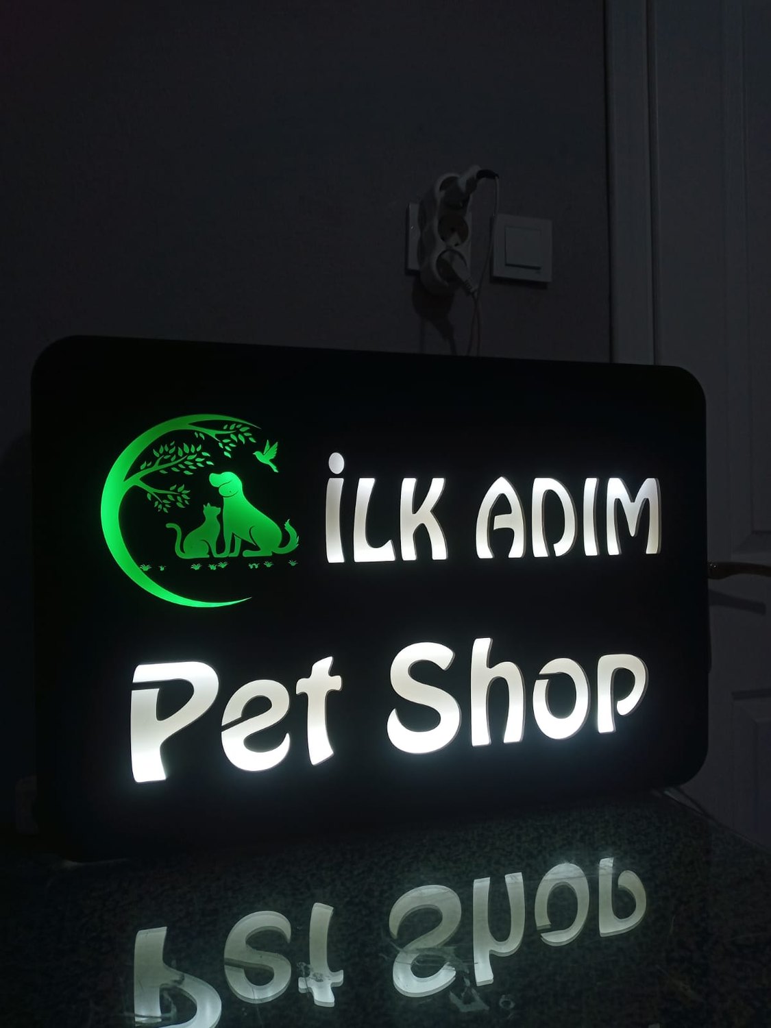 Veteriner Kliniği LED Tabelaları - İLK ADIM PET SHOP