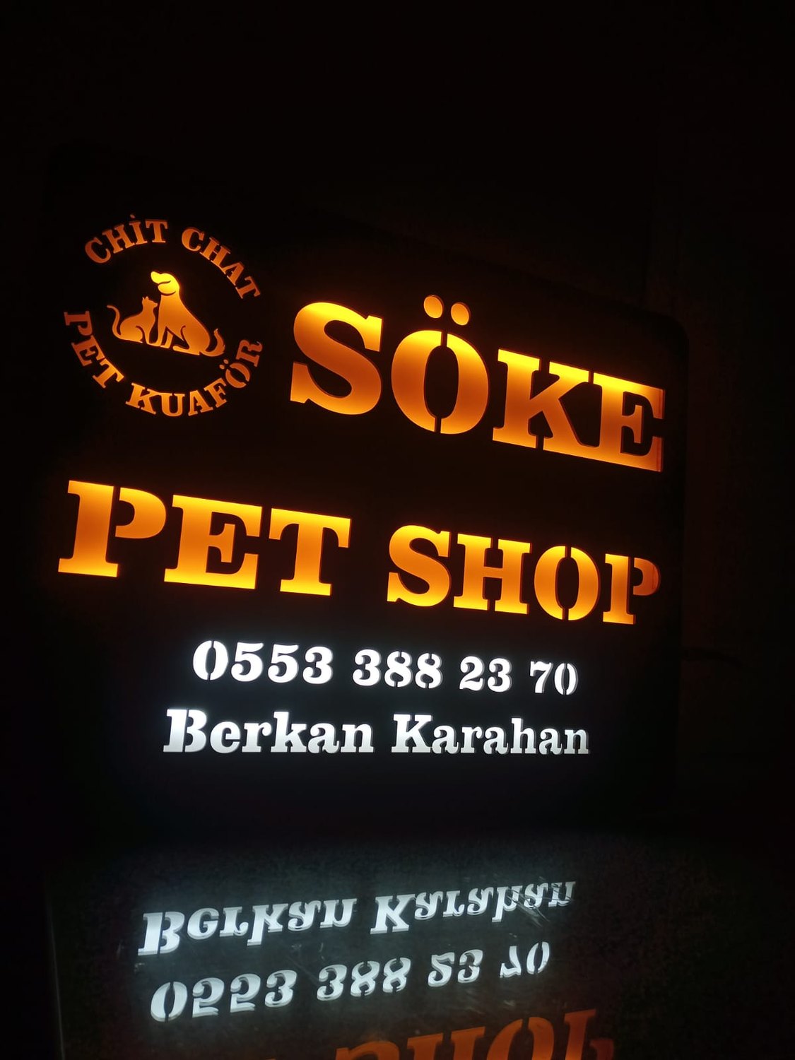 Veteriner Kliniği LED Tabelaları - SÖKE PET SHOP