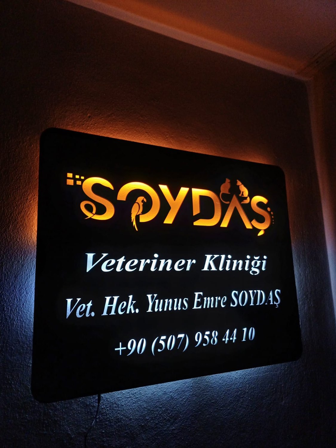 Veteriner Kliniği LED Tabelaları - SOYDAŞ VETERİNER